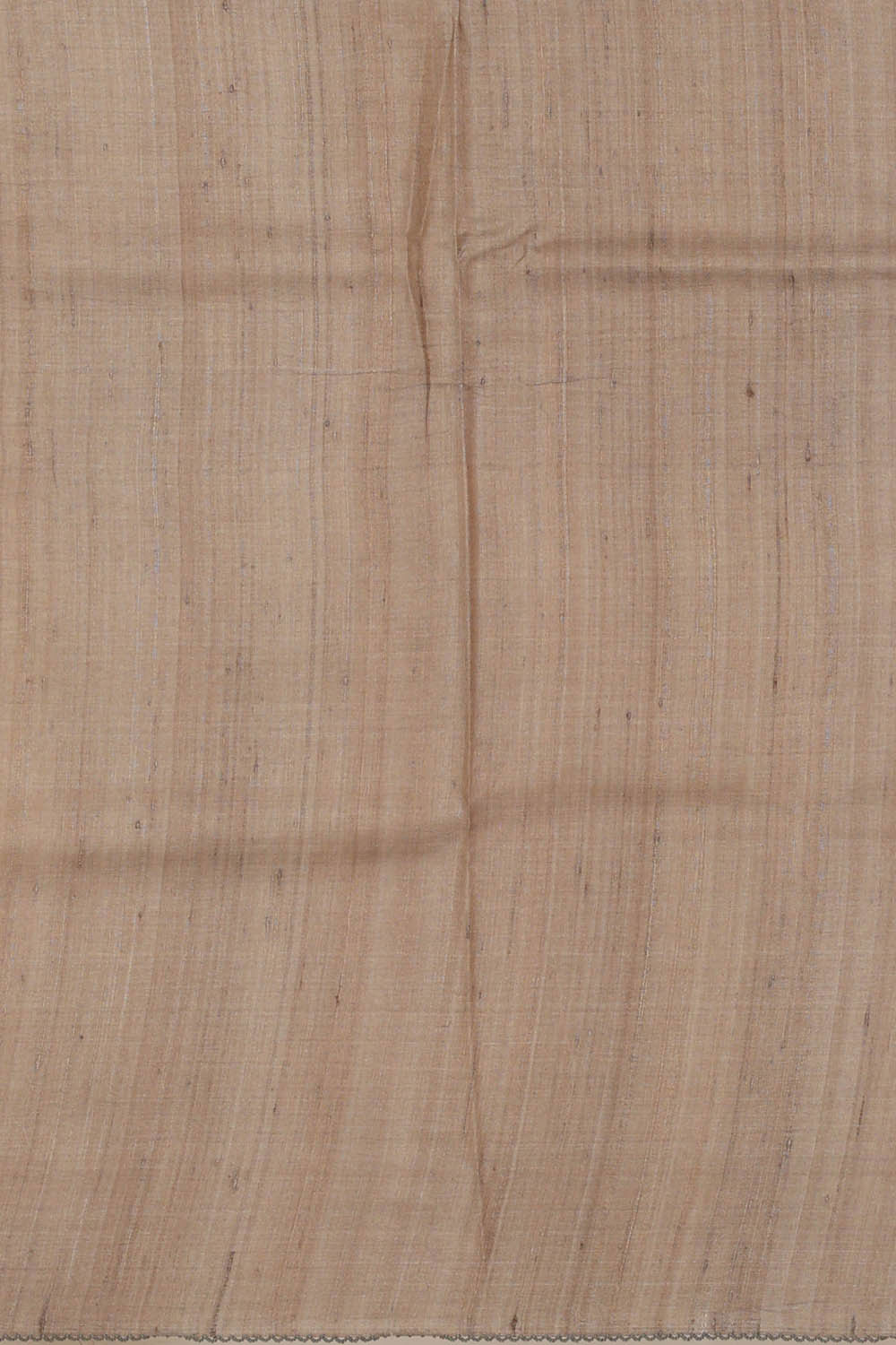 Image of Printed Tussar Reddish Pink Saree